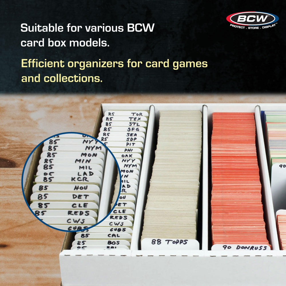 BCW dividers compatible with Vault Super Vault QuickFold Shoe and Super Shoebox