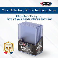 BCW holder protects jersey or memorabilia cards up to 138 points
