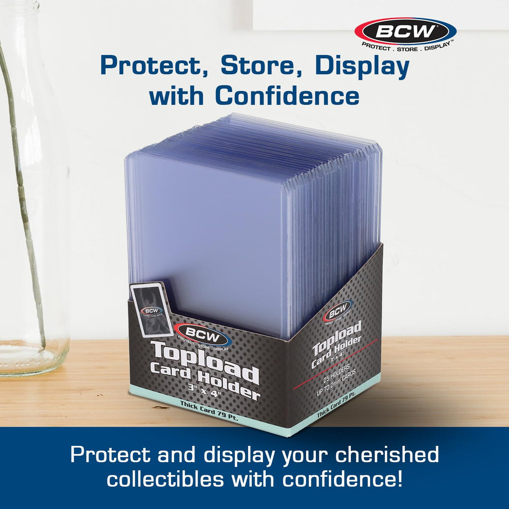 BCW Thick 79PT interior dimensions 2 3/4 x 3 7/8 for snug fit.
