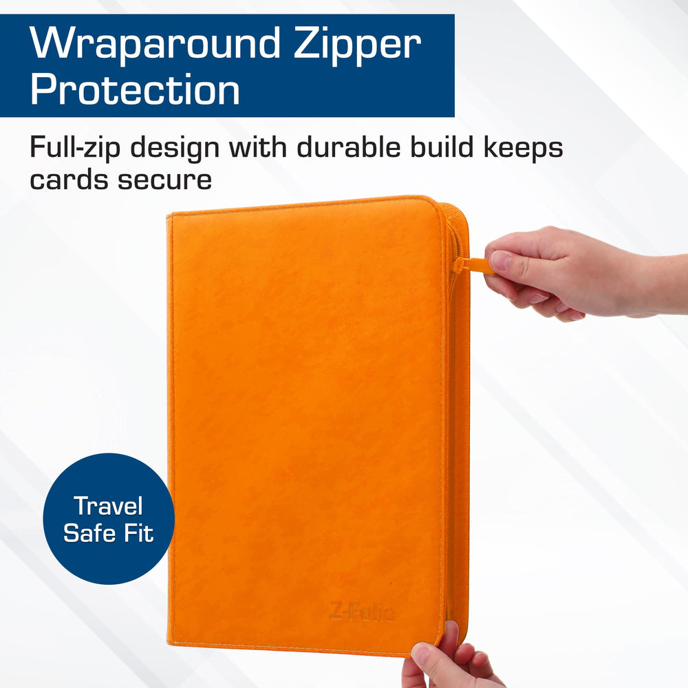 BCW Z-Folio LX 20-pages with clear pockets hold up to 360 cards.