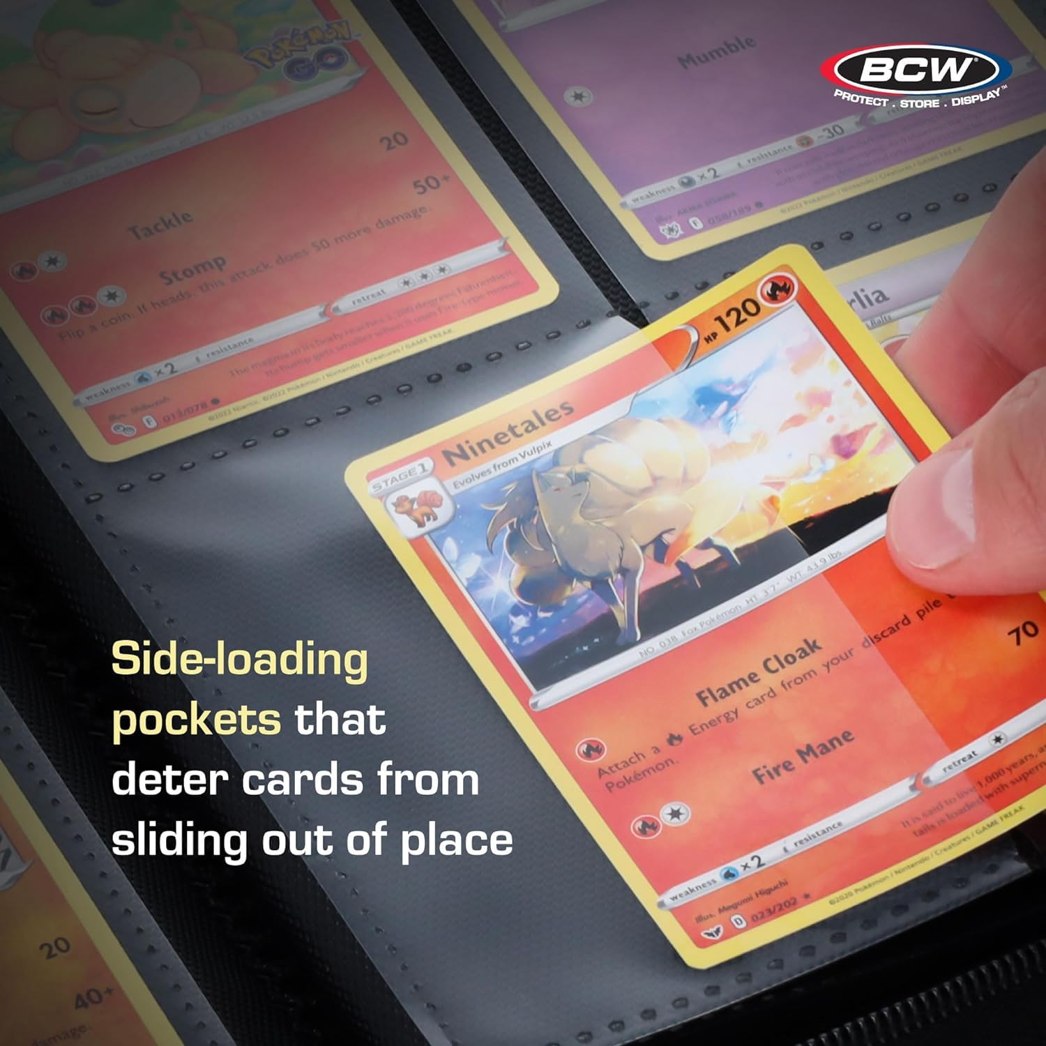 BCW Z-Folio LX lay-flat design for easy viewing and handling.