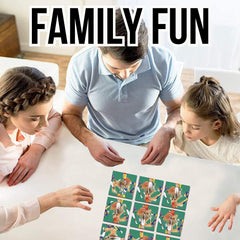 B.Dazzle Scramble Squares Football puzzle includes trivia to challenge knowledge.