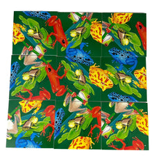B.Dazzle Scramble Squares Frogs family play invites all ages to join the challenge.