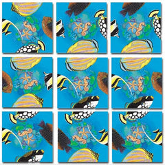 B.Dazzle Scramble Squares Tropical Fish artwork for puzzle lovers