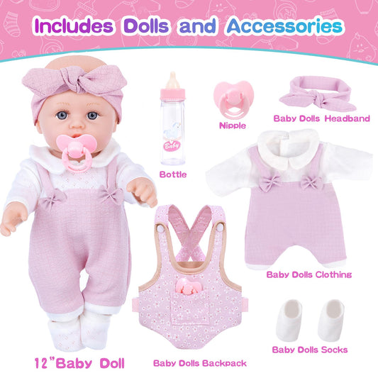 BDDOLL doll carrier with accessories enables easy portable pretend play