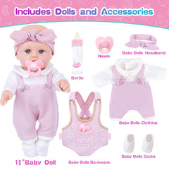 BDDOLL doll carrier with accessories enables easy portable pretend play