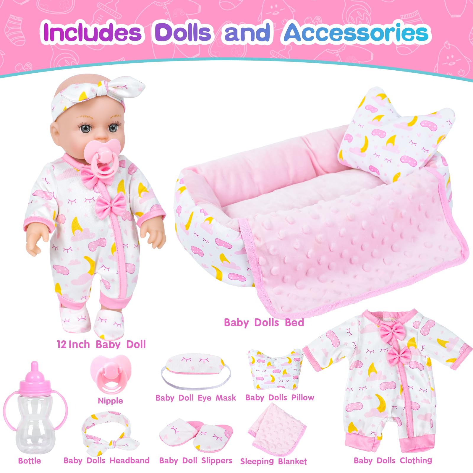 BDDOLL doll clothes and accessories pack for creative dressing and role-play