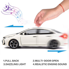 BDTCTK 1:32 Corolla doors open for interactive storytelling and play.
