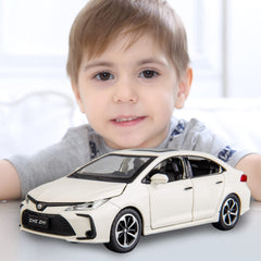 BDTCTK 1:32 Corolla engine sound and lights enhance play realism.
