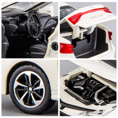 BDTCTK 1:32 Corolla pull-back action for quick rollout and fun motion.