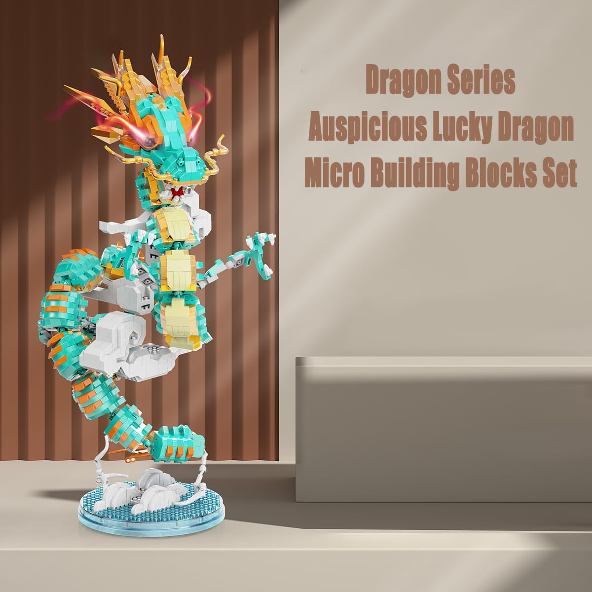 BDYDT Dragon clouds accent the model for elegant decoration.