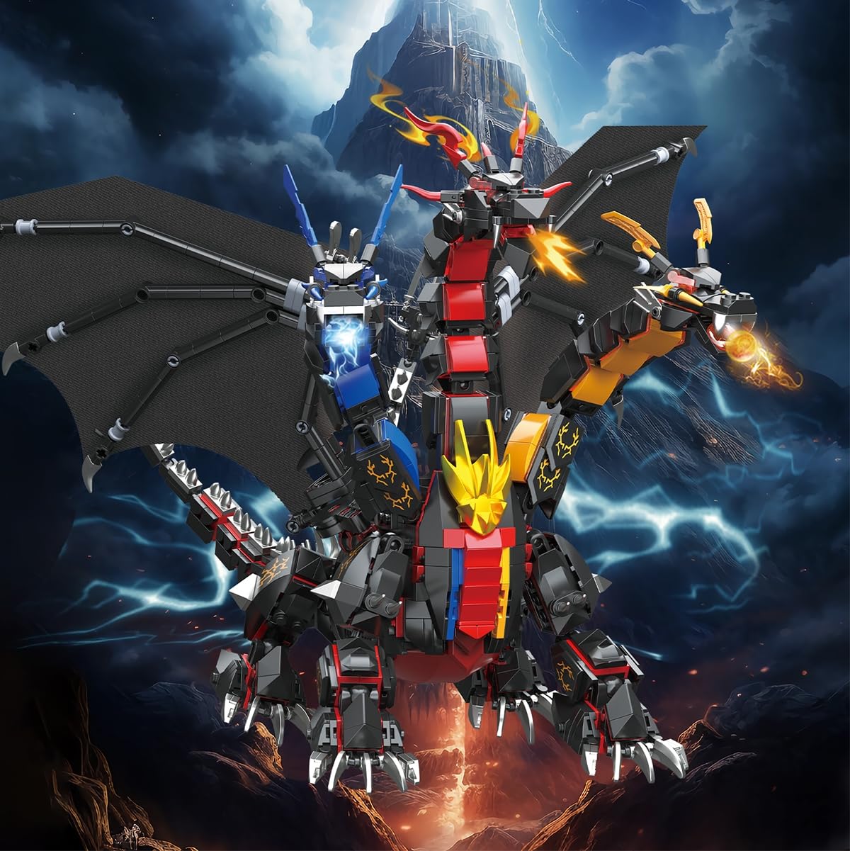 BDYDT dragon king full figure enhances room decor and display options