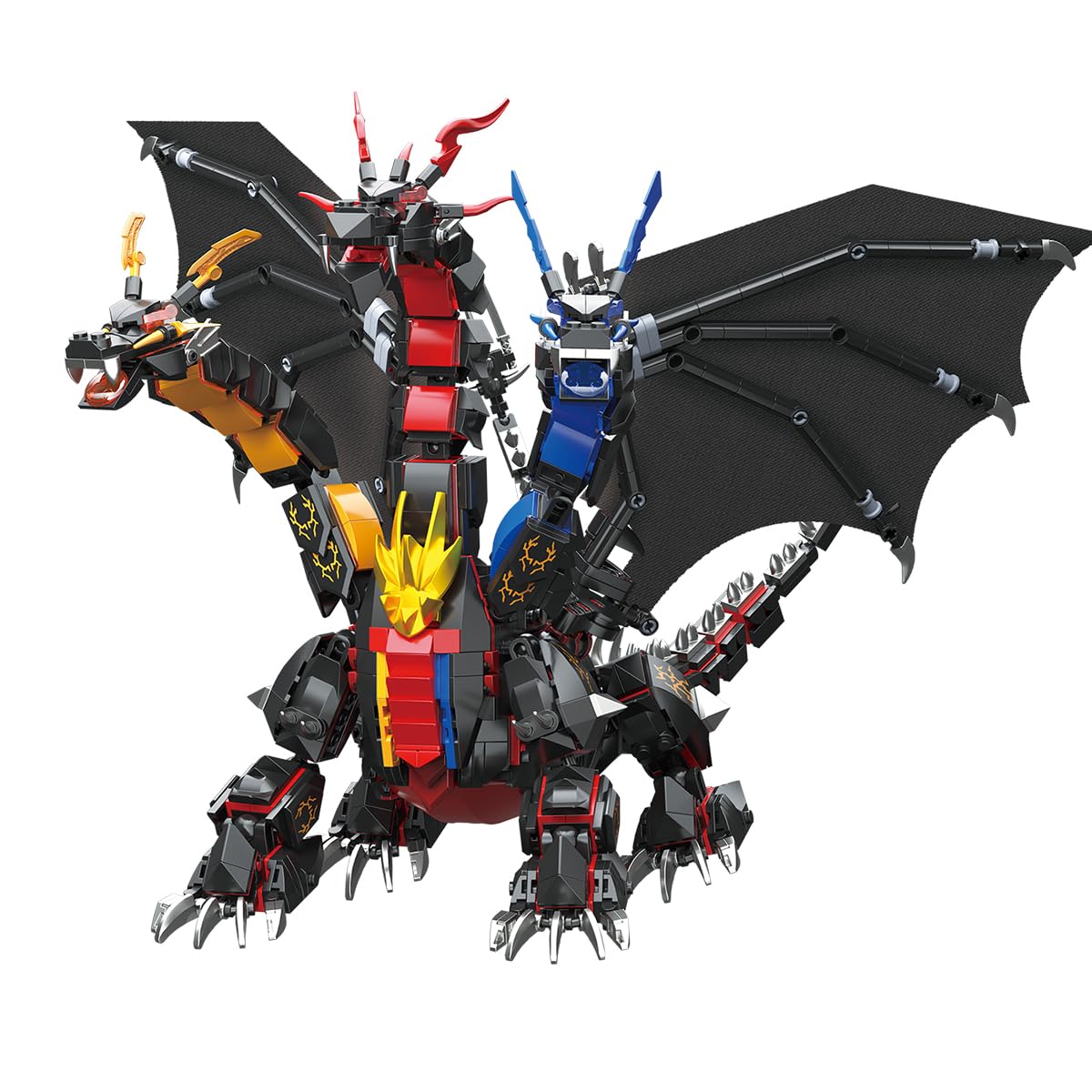 BDYDT dragon series red head dragon king for bold display and imaginative play