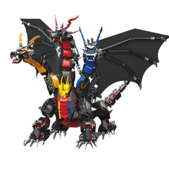 BDYDT dragon series red head dragon king for bold display and imaginative play