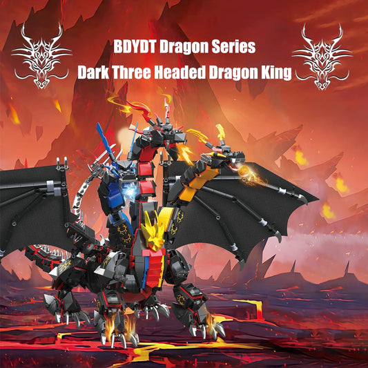 BDYDT dragon series yellow head dragon king adds vibrant color for display and collection