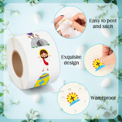 BeYumi Easter sticker roll dove design perfect for faith-themed decorations and gifts.