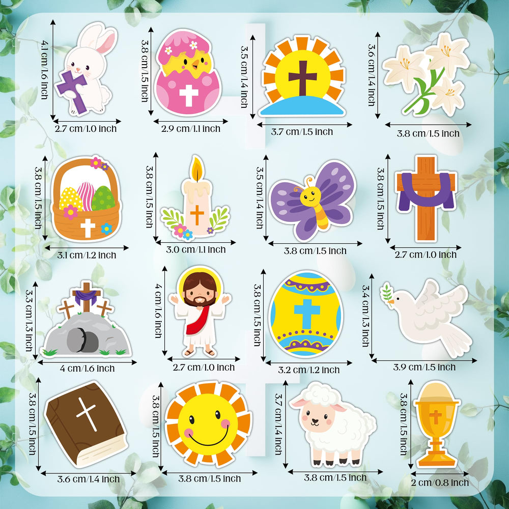 BeYumi Easter sticker roll empty tomb design ideal for Resurrection crafts and journals.
