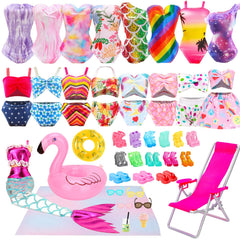 BEABARZA beach chair invites tactile pretend seating during doll beach days