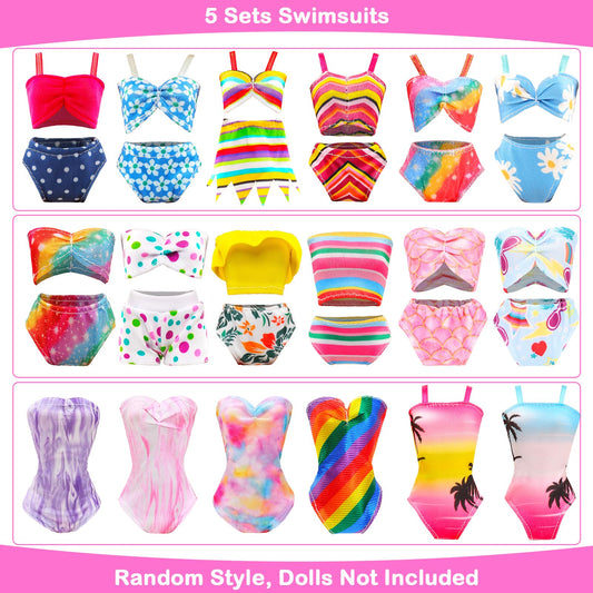 BEABARZA mermaid swimsuit detail for 11.5-inch dolls sparks ocean-themed roleplay