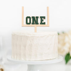 BEADED rookie-of-the-year cake decor offers a playful, photogenic accent for photos.