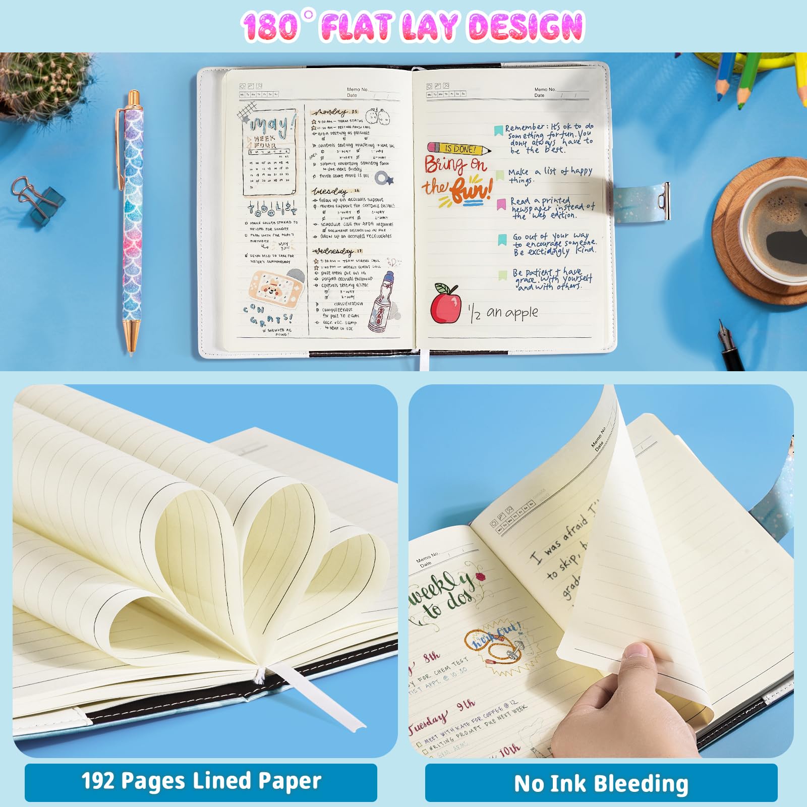 Beadsky Diary in compact A5 size for easy transport