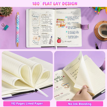 Beadsky Diary with Lock refillable inner core saves costs and waste