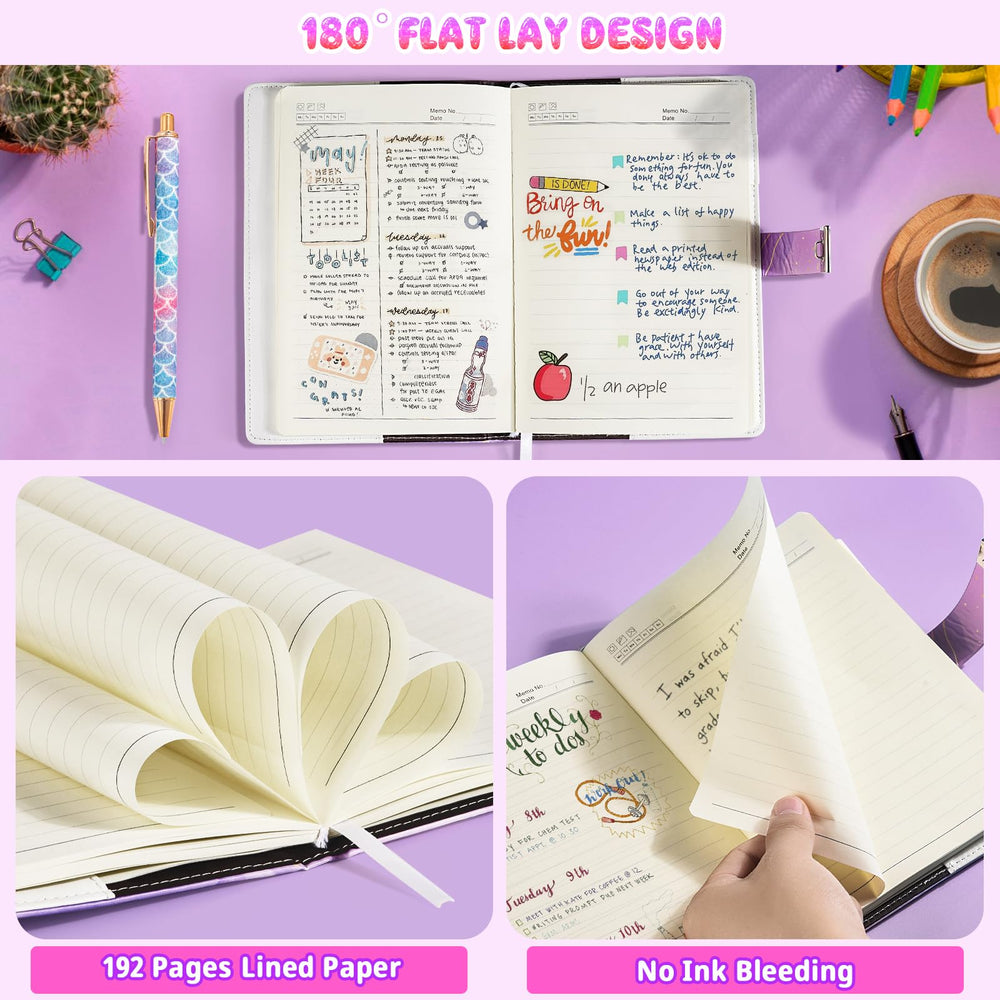 Beadsky Diary with Lock refillable inner core saves costs and waste