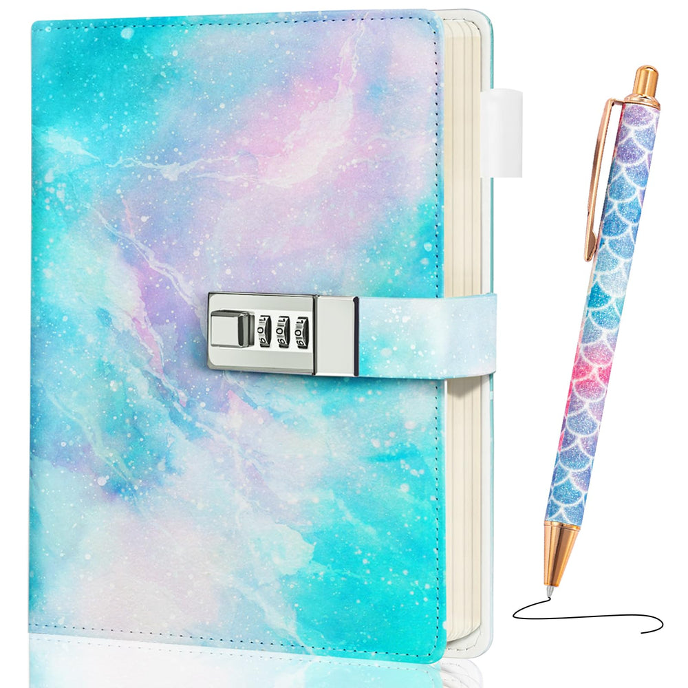 Beadsky Diary with Lock close-up showing private journaling space