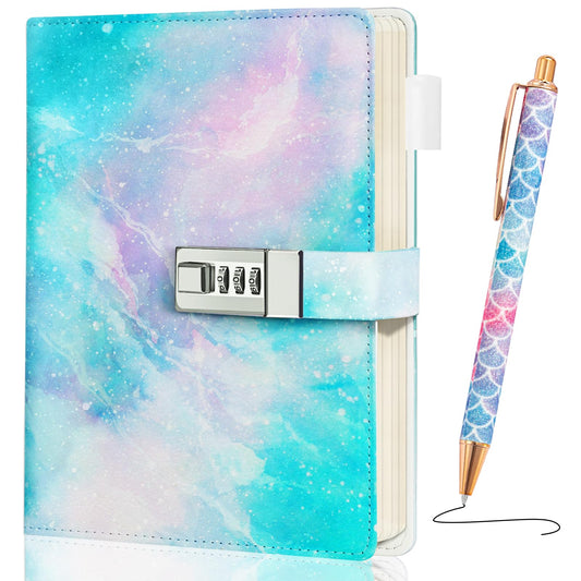 Beadsky Diary with Lock close-up showing private journaling space