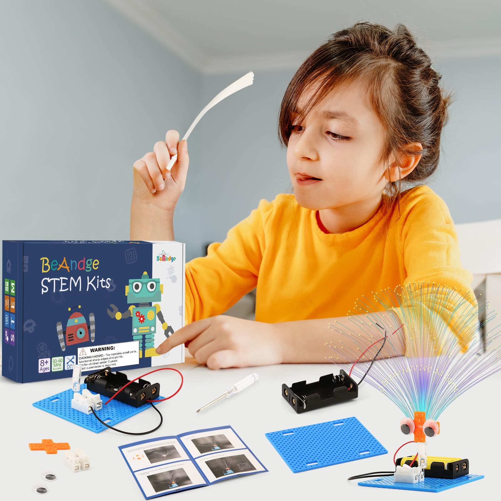 BeAndge kids building action photo: group activity sparks collaboration