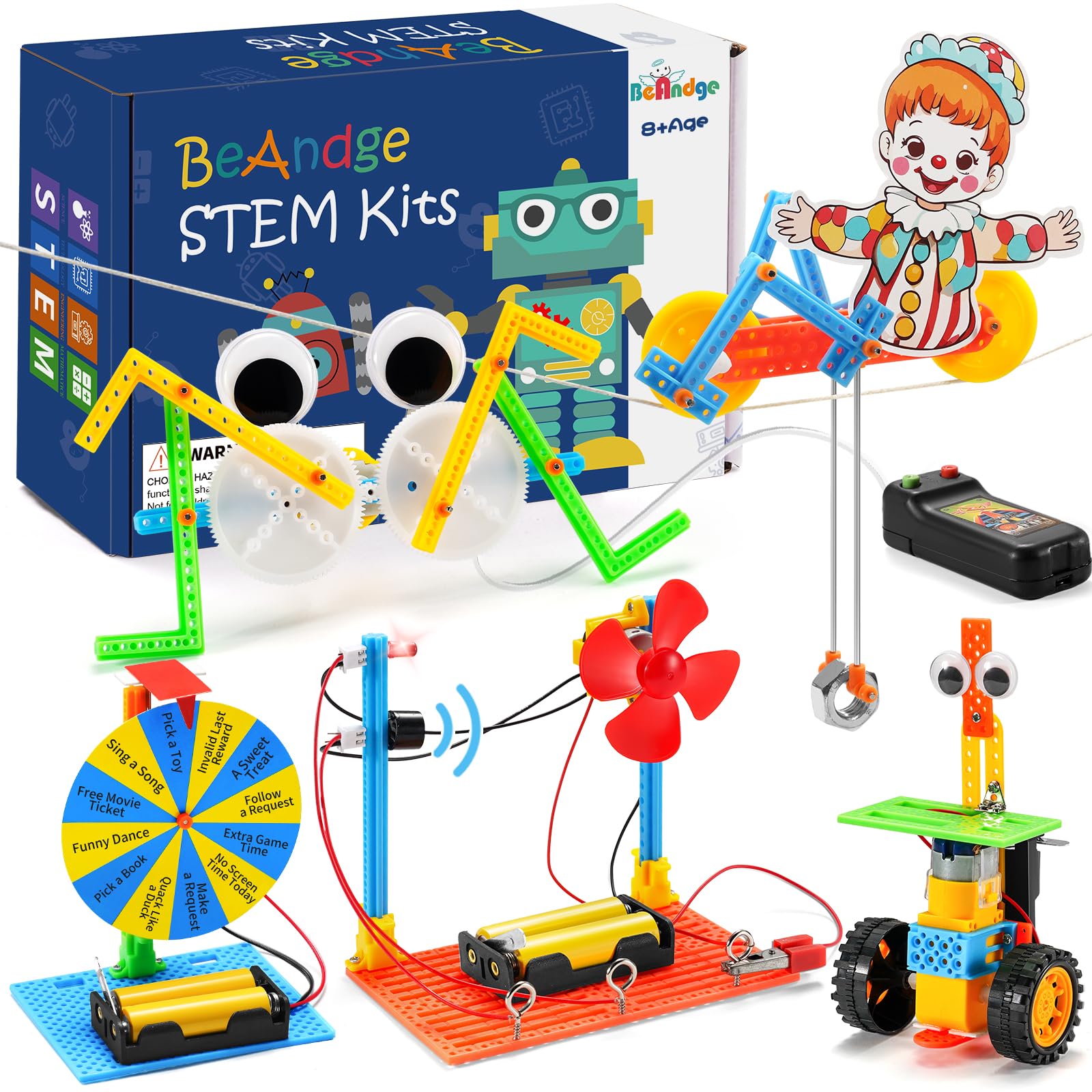BeAndge prize wheel module: engaging hands-on learning for budding engineers.