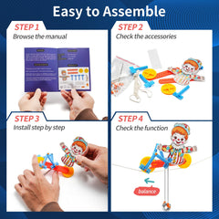 BeAndge kid assembly in classroom: collaborative learning with guided instructions.