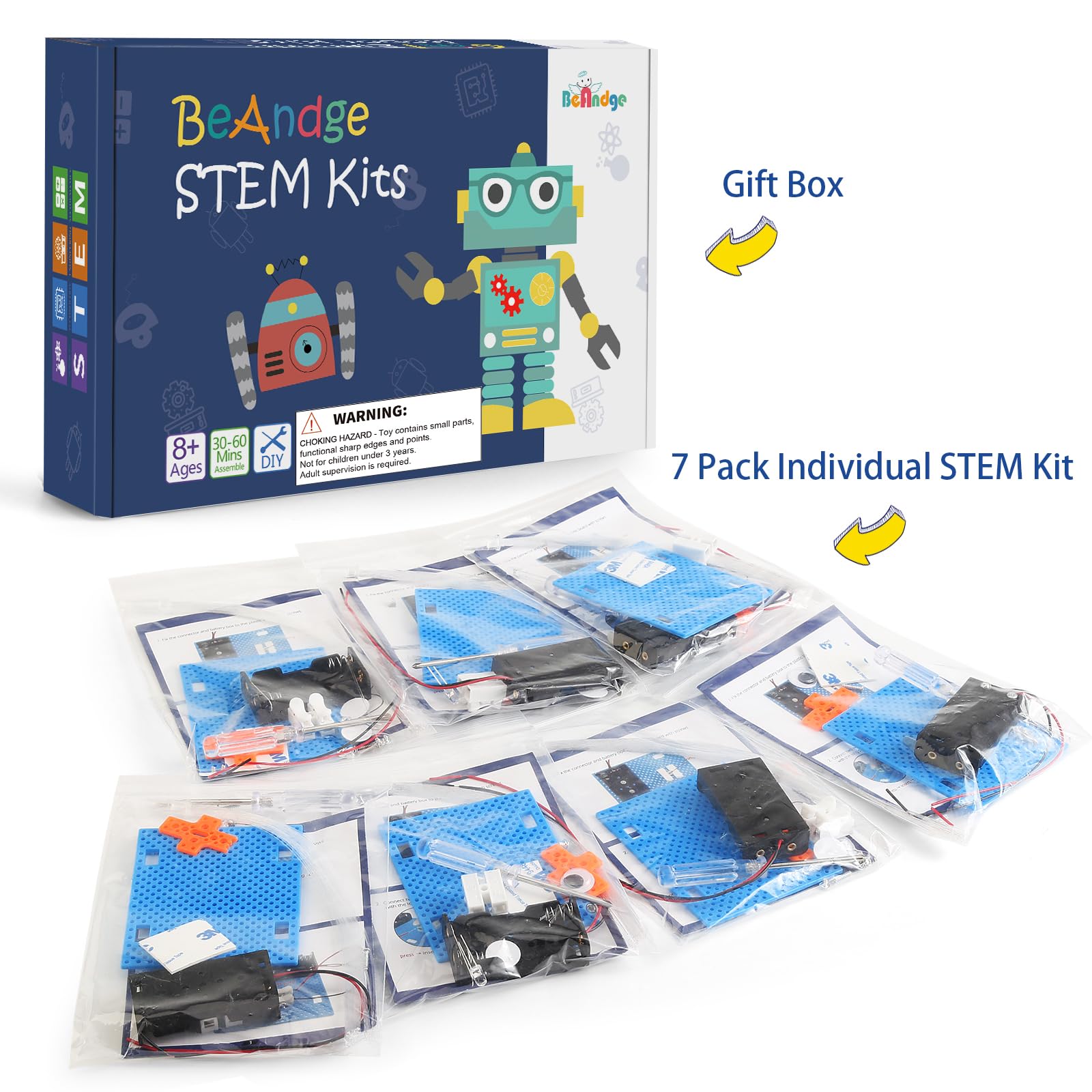 BeAndge STEM kit instruction guide: easy steps for independent building
