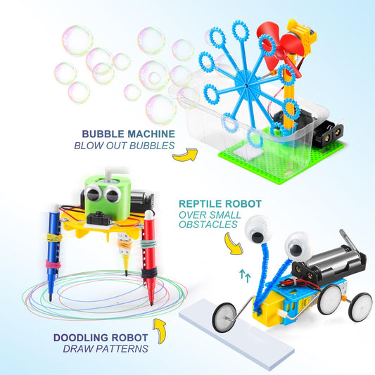 BeAndge STEM Robotics Kit balance car enhances motor skills through hands-on building