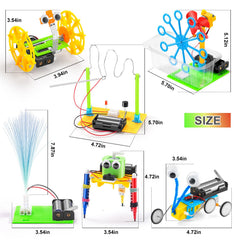 BeAndge STEM Robotics Kit fiber lamp creates a colorful glow during projects