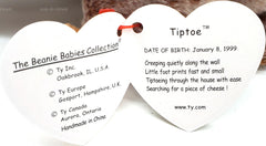 Beanie Babies Tiptoe the Rat soft plush fabric highlights tactile appeal for display or gifting
