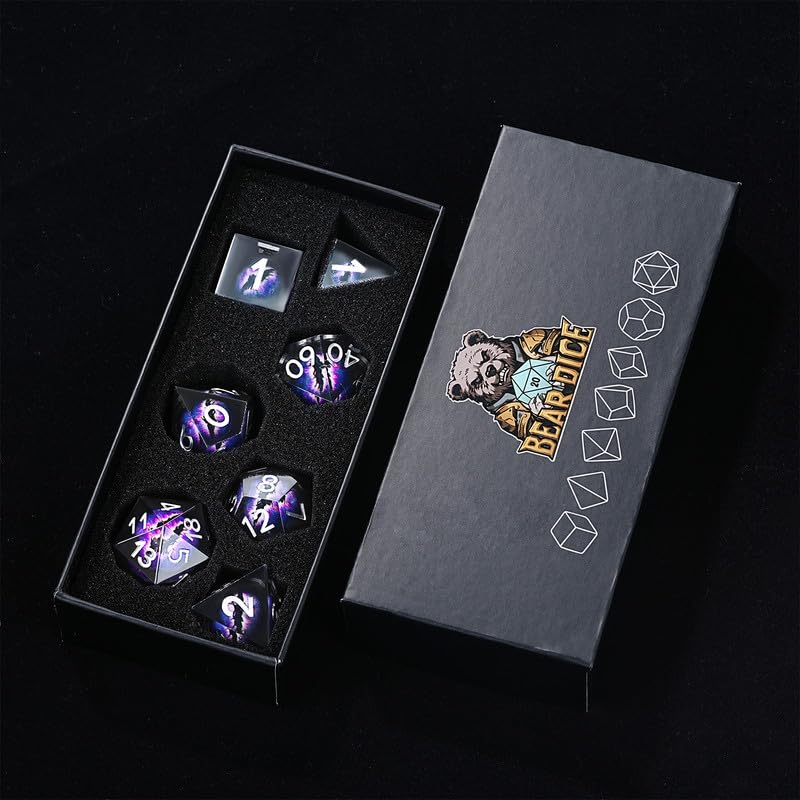 Bear Dice balanced resin dice promote consistent casting and fun campaigns