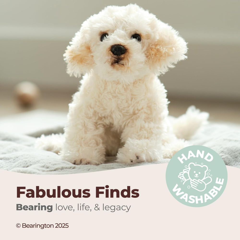 Bearington Bisquit plush with realistic stitching for charming display