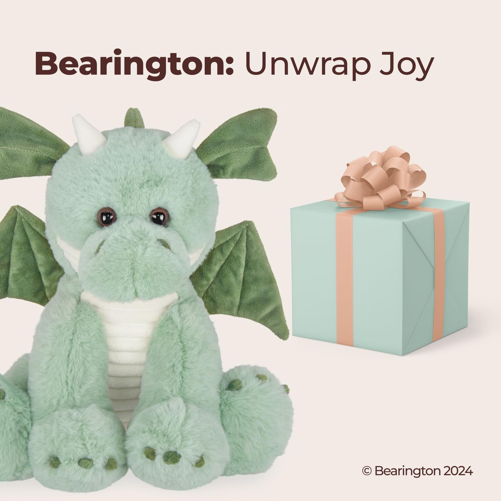 Bearington Burnie dragon is a perfect bedtime buddy for kids.