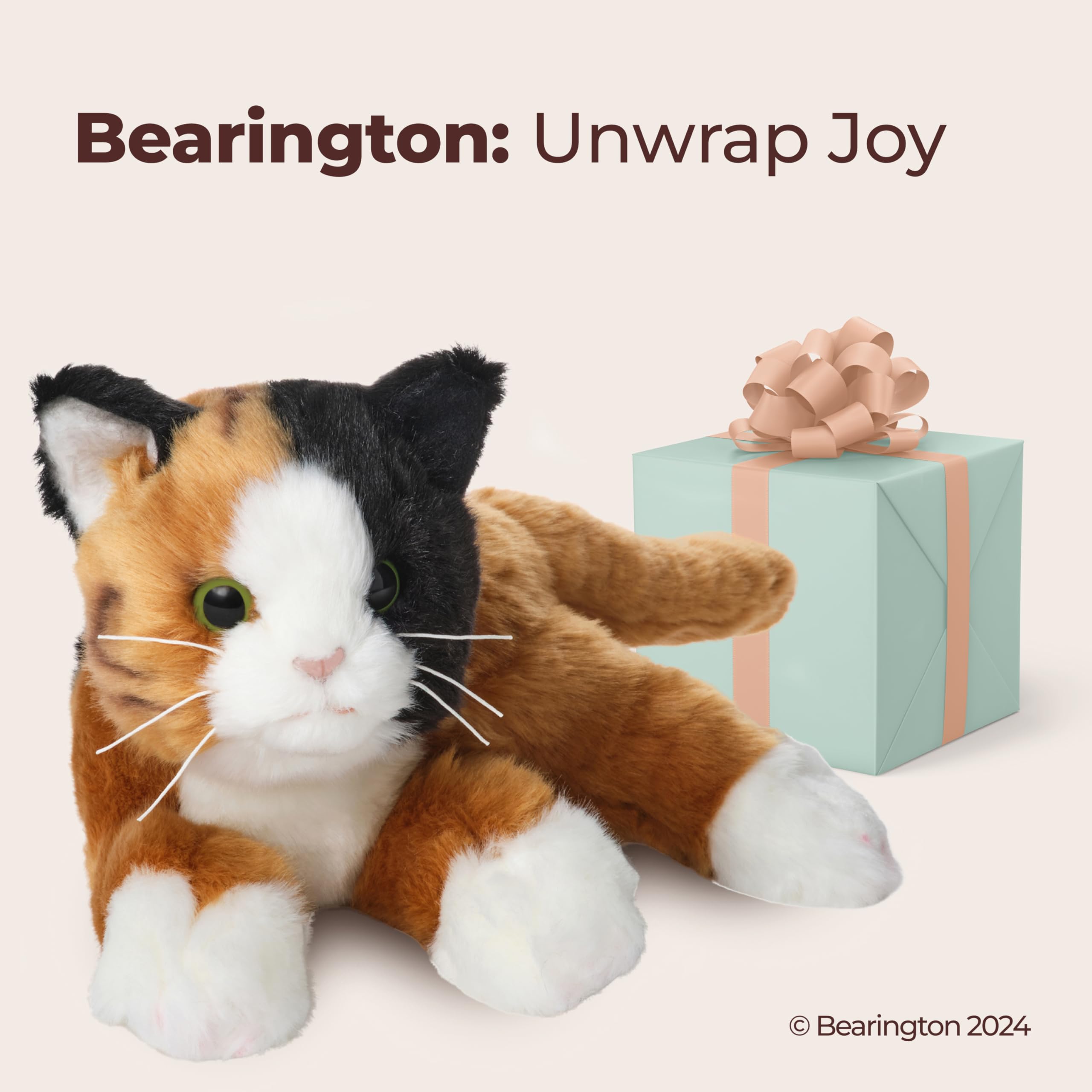 Bearington Callie gift-ready plush, ideal for birthdays and holidays.