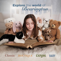 Bearington Collection craftsmanship delivers cuddly, durable baseball toy for daily play.