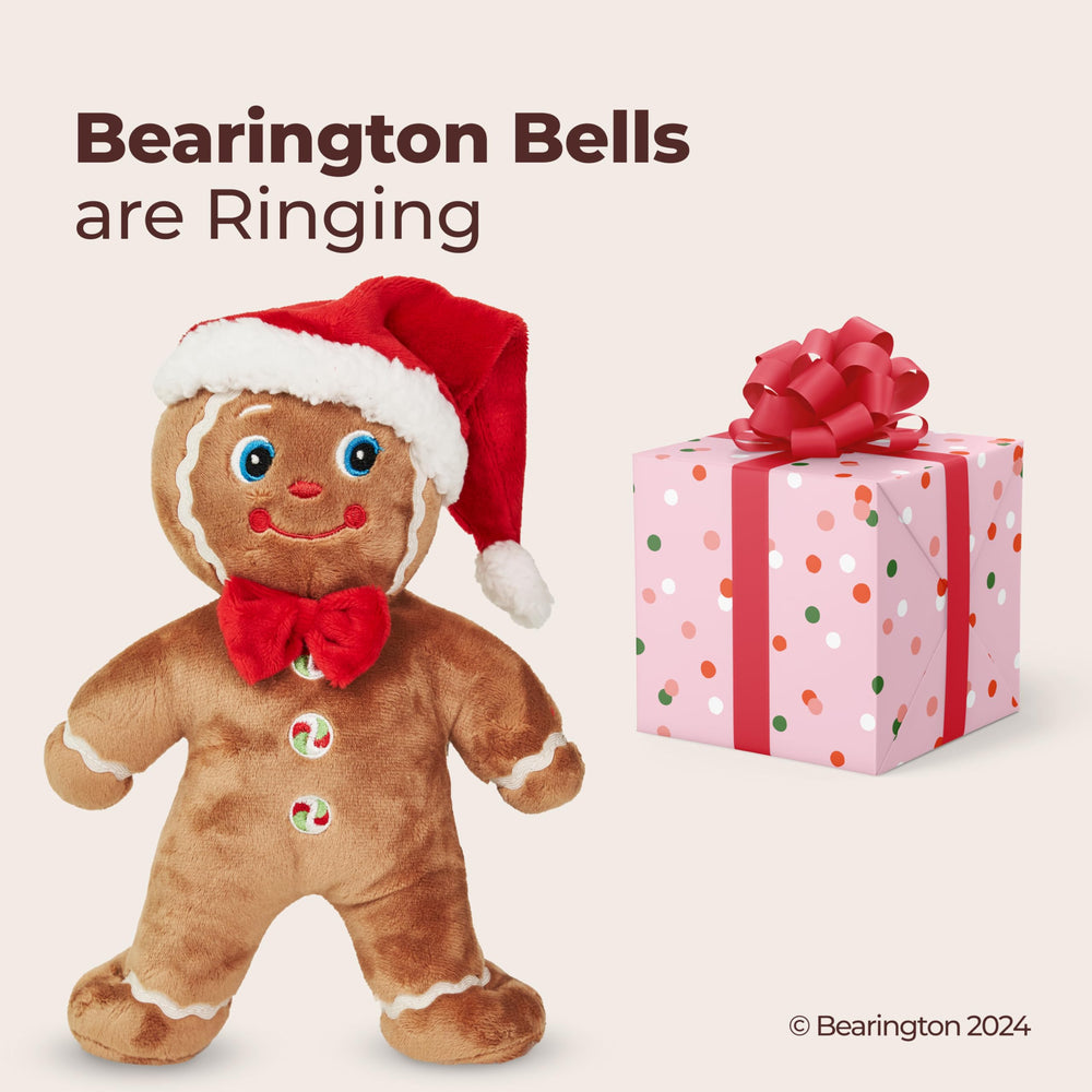Bearington Jolly Gingerbread plush velvet fabric for cozy indoor decor