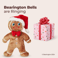 Bearington Jolly Gingerbread plush velvet fabric for cozy indoor decor