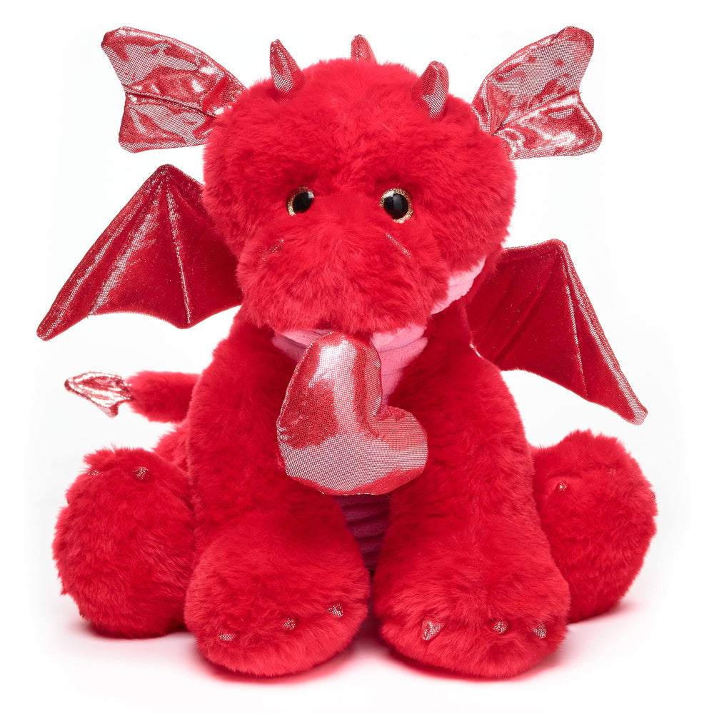 Bearington Lazarus the Love Dragon front view for cozy playtime