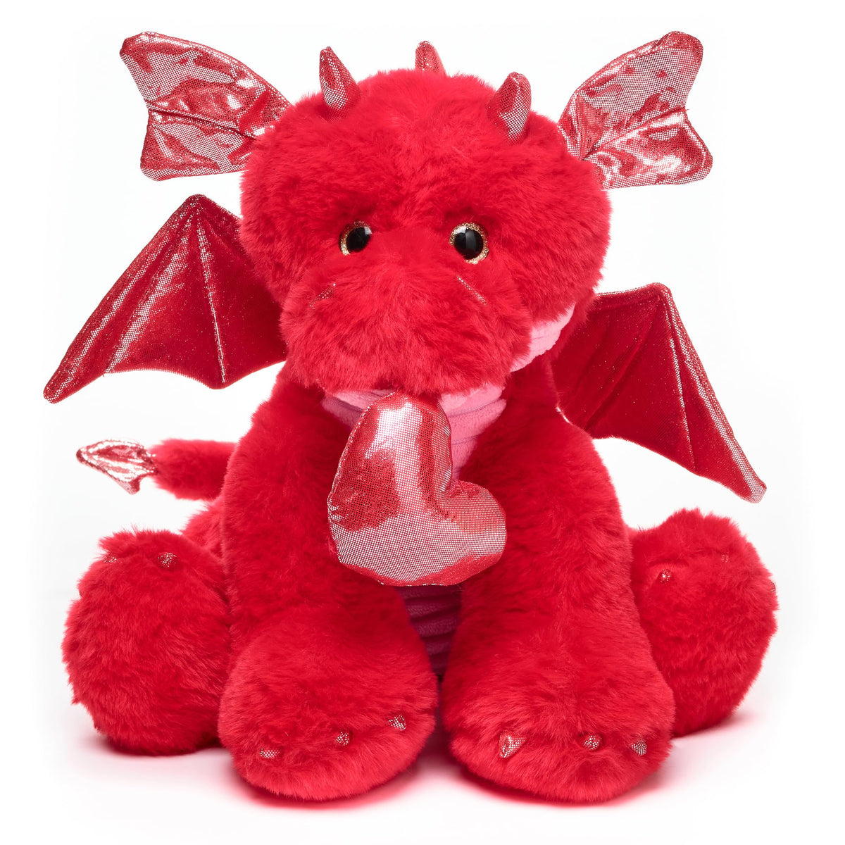 Bearington Lazarus the Love Dragon front view for cozy playtime
