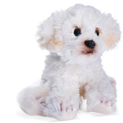 Bearington Lil' Bisquit care-friendly plush with surface-washable care.