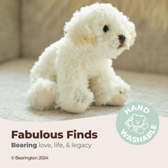 Bearington Lil' Bisquit ears visible, adds character during storytelling.