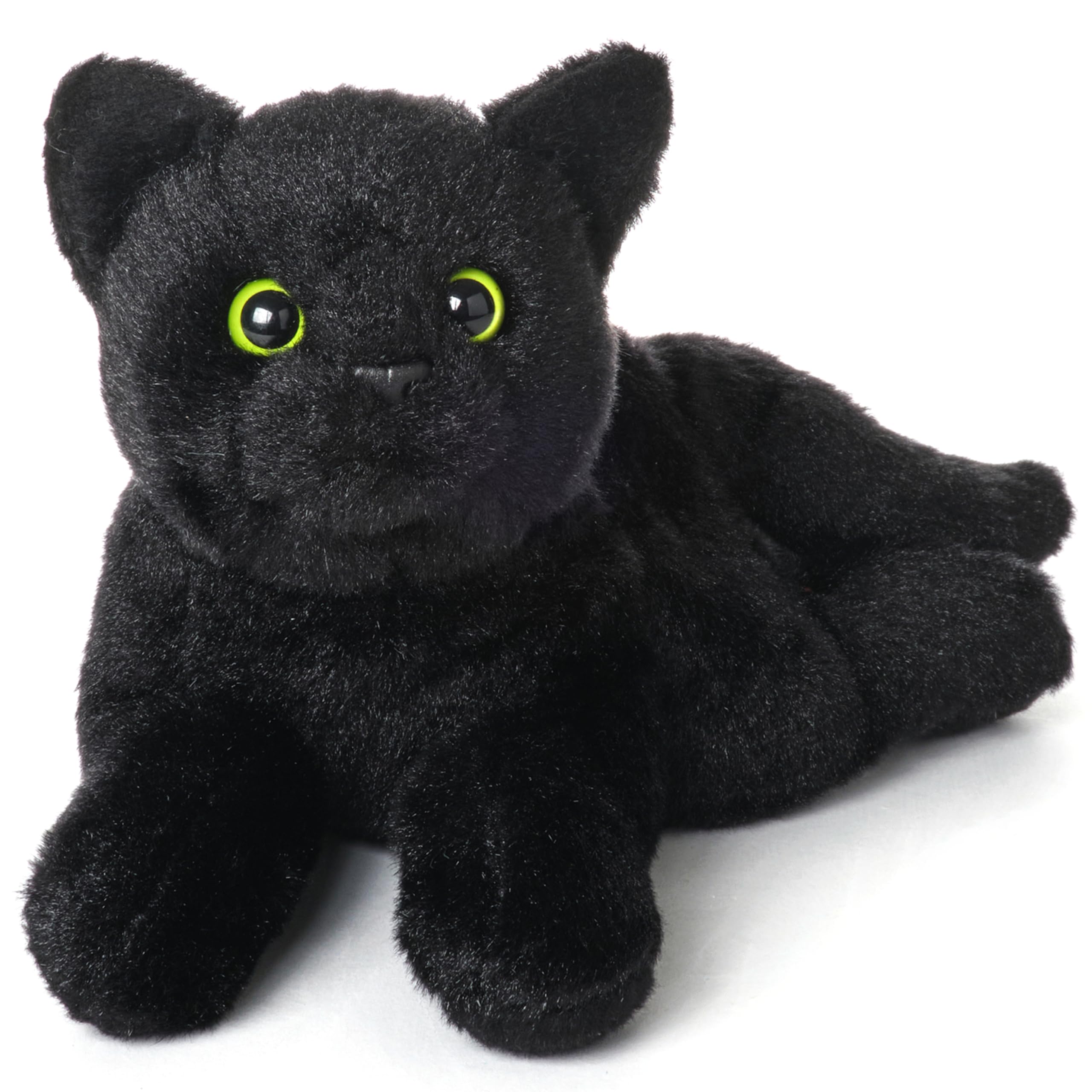 Bearington Lil' Jinx cat, front view, ultra-soft fur for cuddle moments.