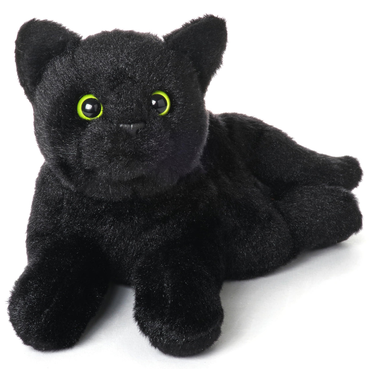 Bearington Lil' Jinx cat, front view, ultra-soft fur for cuddle moments.