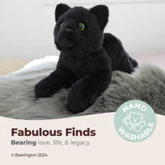 Bearington Lil' Jinx close-up fur detail, plush texture inviting touch.
